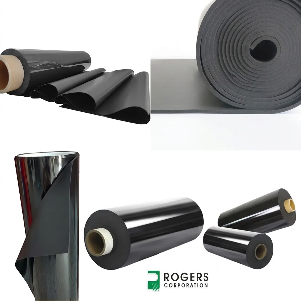 Rogers PORON microcellular polyurethane foam rolls and die-cut gaskets for electronic gap filling and dust sealing
